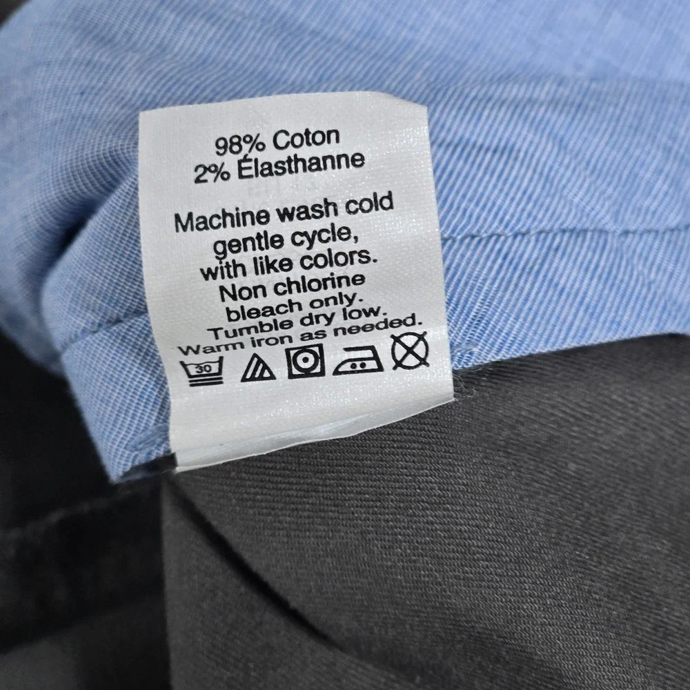J. Crew Flex slim-fit Driggs khaki pant in Coal Grey 36/32‎ NWT